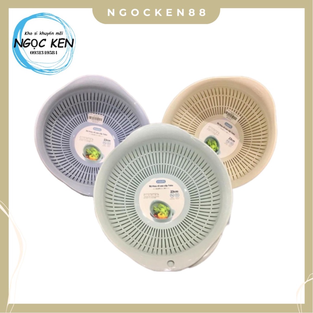 Set 1 bộ gồm 2 món  thau và rổ nhựa cao cấp inochi 35cm – Ngọc Ken Shop