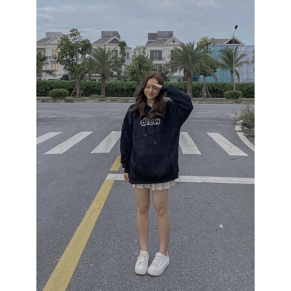Áo hoodie nỉ lót bông chữ DREW | BigBuy360 - bigbuy360.vn