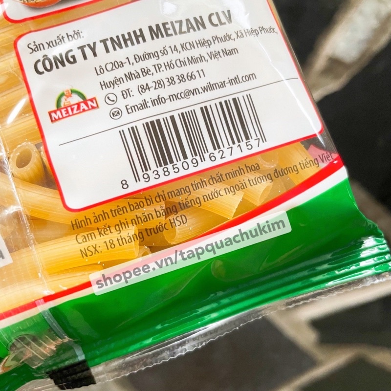 Nui ống dài MEIZAN cao cấp 200G - tapquachukim