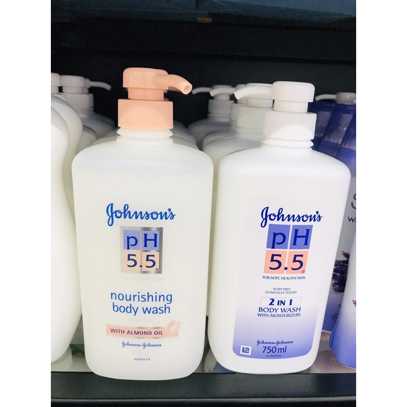Sữa tắm Johnson 5.5 cân bằng PH cho da 750ml