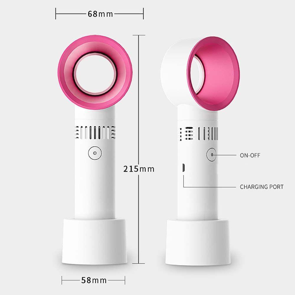 QUINTON Quạt Điện Cầm Tay Mùa Hè Dễ Thương Có Thể Sạc Lại Cổng USB
