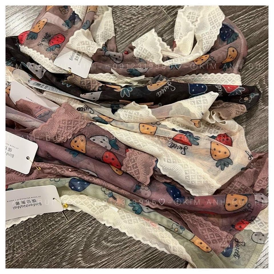 SET 5 QUẦN CHIP REN 3D