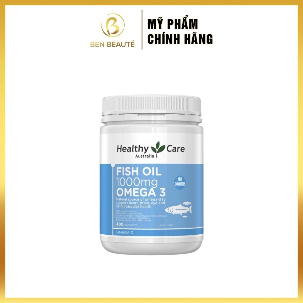 Viên Uống Dầu Cá Healthy Care Fish Oil 1000mg Omega 3 400 Viên