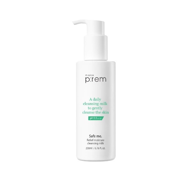 Tẩy Trang Dạng Sữa Make P:rem Safe me Relief Moisture Cleansing Milk 200ml