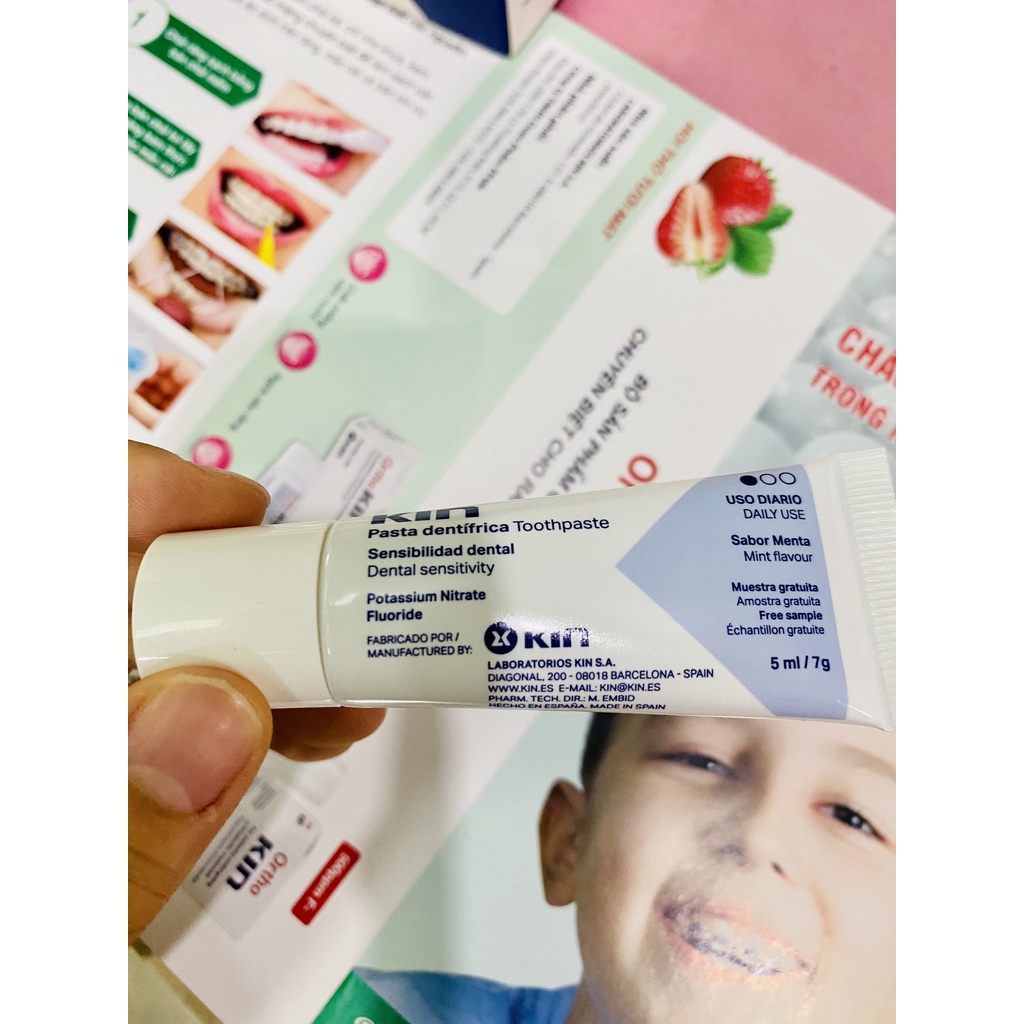 Kem đánh răng hỗ trợ ê buốt SensiKin Sensi  Kin