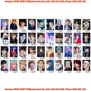 SÉT CARD CHỮ KÍ V BTS