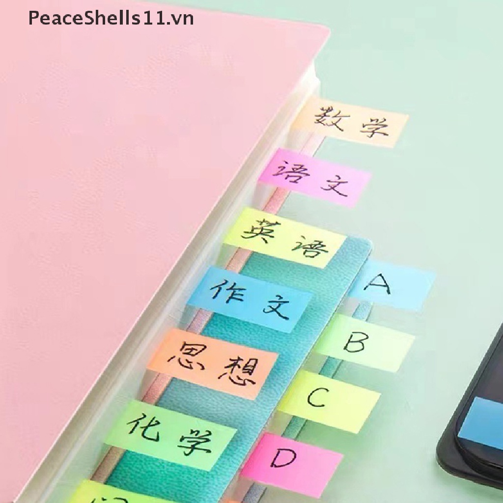 Giấy Ghi Chú Tự Dính Màu Sắc Huỳnh Quang Xinh Xắn