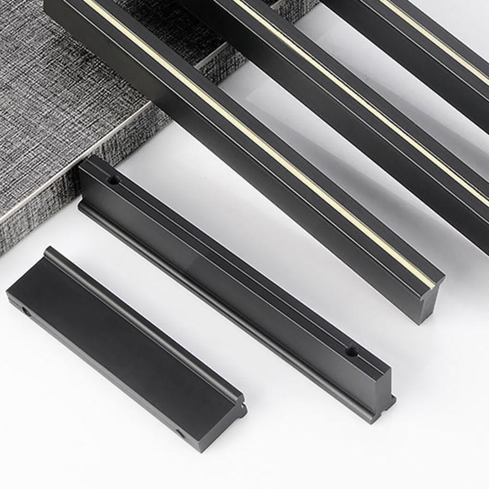YOLA Bộ 2 Tay Nắm Cửa Tủ Bếp Hình Chữ T Bằng Hợp Kim Nhôm