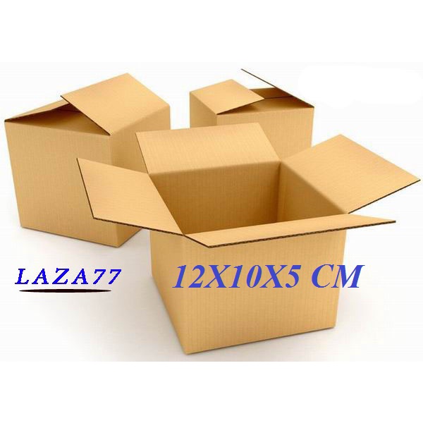 Bộ 100 Hộp carton 12x10x5 Cm Thùng carton Giá rẻ