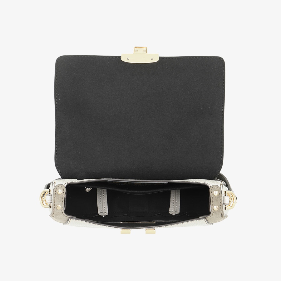 Túi Nữ FURLA Club 2 S Crossbody Vitello St Daino New Suede Vitello Sorrento Colorblock