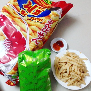 Combo 2 bịch bánh snack tôm Thái lan và 1 gói bánh khoai tây mật ong Hàn Quốc