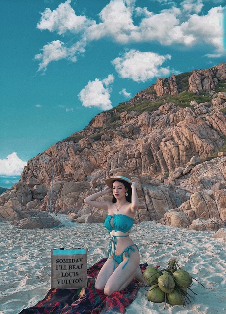 [HÌNH CHỤP THẬT] Set bikini, đồ bơi 2 mảnh vỏ sò sexy + nhiều màu | BigBuy360 - bigbuy360.vn