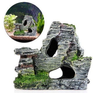 Đồ trang trí hòn non bộ trang trí bể cá độc đáo