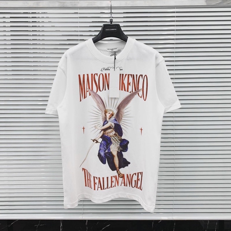 Áo thun tay lỡ Mikenco The Fallen Angel Thiên Thần MOSSSHOP - Áo phông nam nữ unisex phong cách ulzzang form rộng 65kg