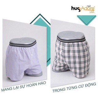 Set 2 quần đùi nam mặc ở nhà.