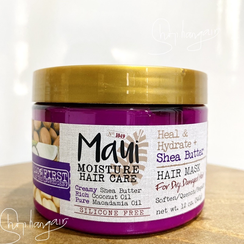 Ủ tóc MAUI Shea Butter Moisture Hair Mask phục hồi tóc hư tổn, khô xơ, giúp  tóc mềm mượt, chắc khoẻ, bớt gãy rụng 340g - Dưỡng tóc, ủ tóc |  TheFaceHolic.com