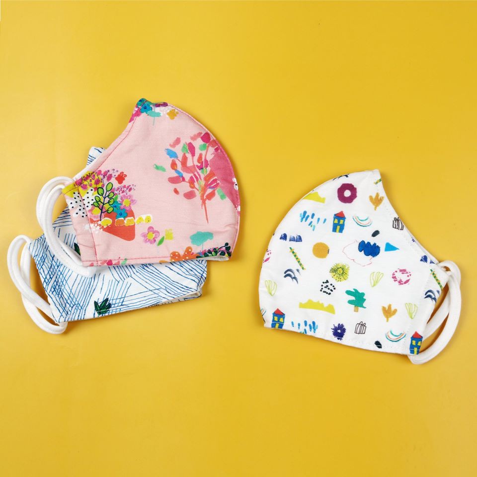 [Mã FAMAYFA2 giảm 10K đơn 50K] Khẩu Trang Vải Kháng Khuẩn - Xanh Mask (Tòhe) - Trẻ em/Người lớn | BigBuy360 - bigbuy360.vn