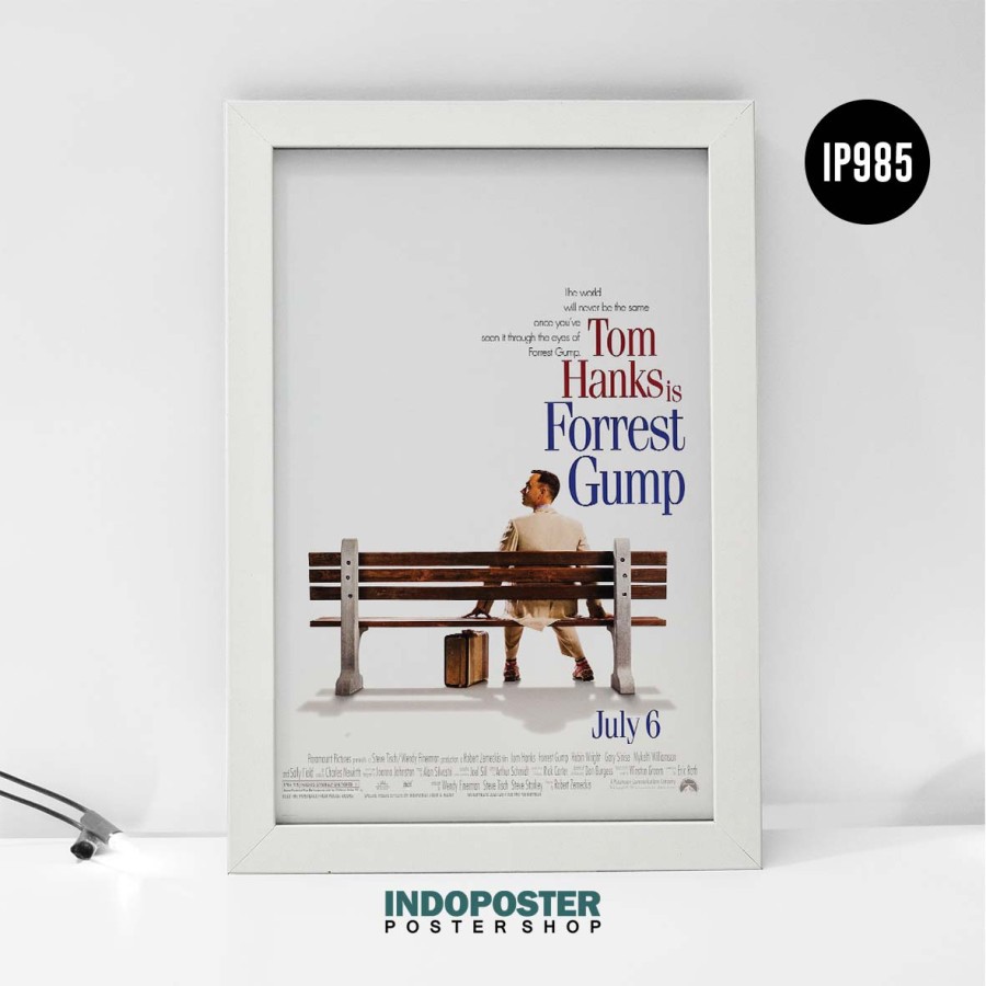 Poster Phim Forrest Gump Tom Hanks 1994 A4 30x20cm