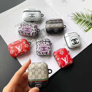 Chanel Vỏ Bảo Vệ Hộp Sạc Tai Nghe Airpods 1 / 2 / 3 / pro Họa Tiết Gucci & LV Ốp
