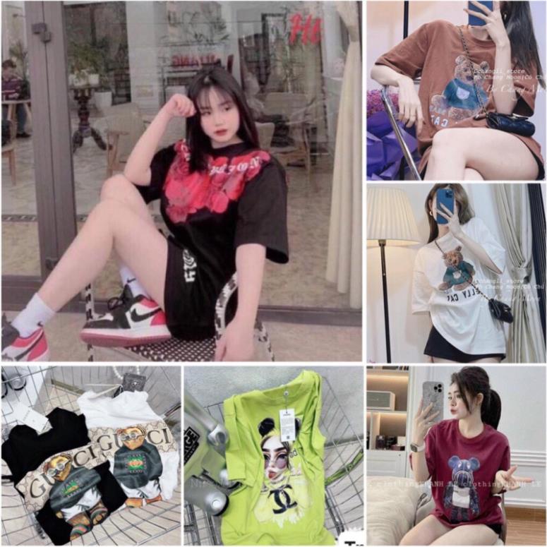 ⭐️SIÊU PHẨM⭐️Áo Phông Nam Nữ Unisex Cổ Tròn In Hình Hoa Hồng Đỏ Hàng Hiệu- Áo Thun Tay Lỡ Hoạ Tiết Đẹp Chất Mát Mùa Hè !