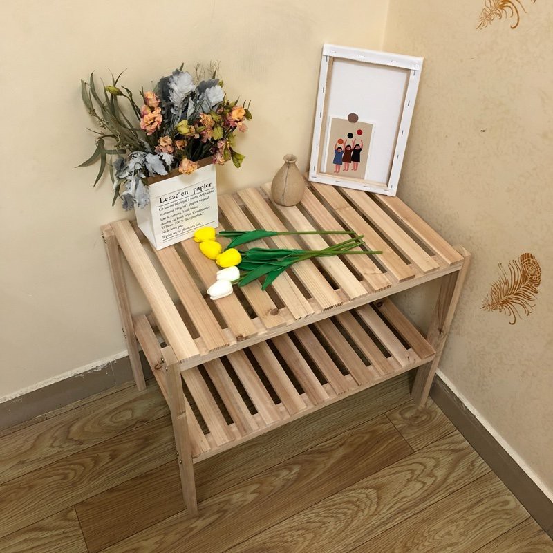 Kệ gỗ Tab đầu giường tự lắp ráp kích thước 35*35*50cm