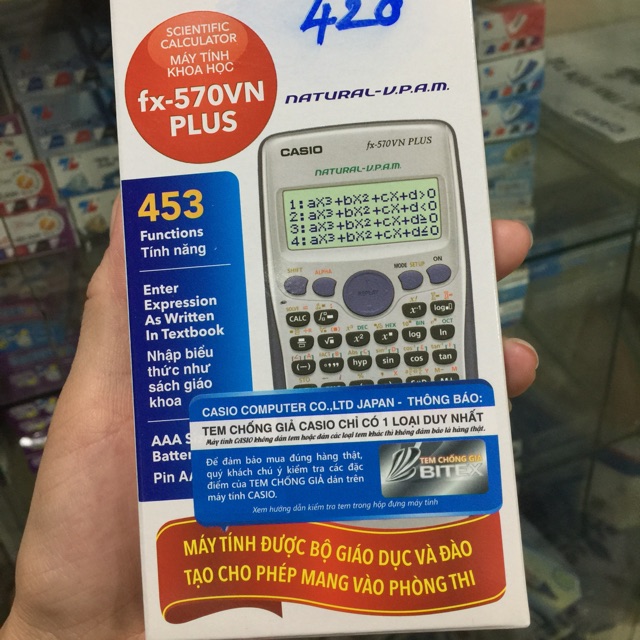 Máy tính CASIO fx-570VN Plus | BigBuy360 - bigbuy360.vn