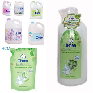 (HCM) Combo 1 can nước giặt & 1CHAI, 1 túi nước rửa bình sữa Dnee 400ml Thái Lan