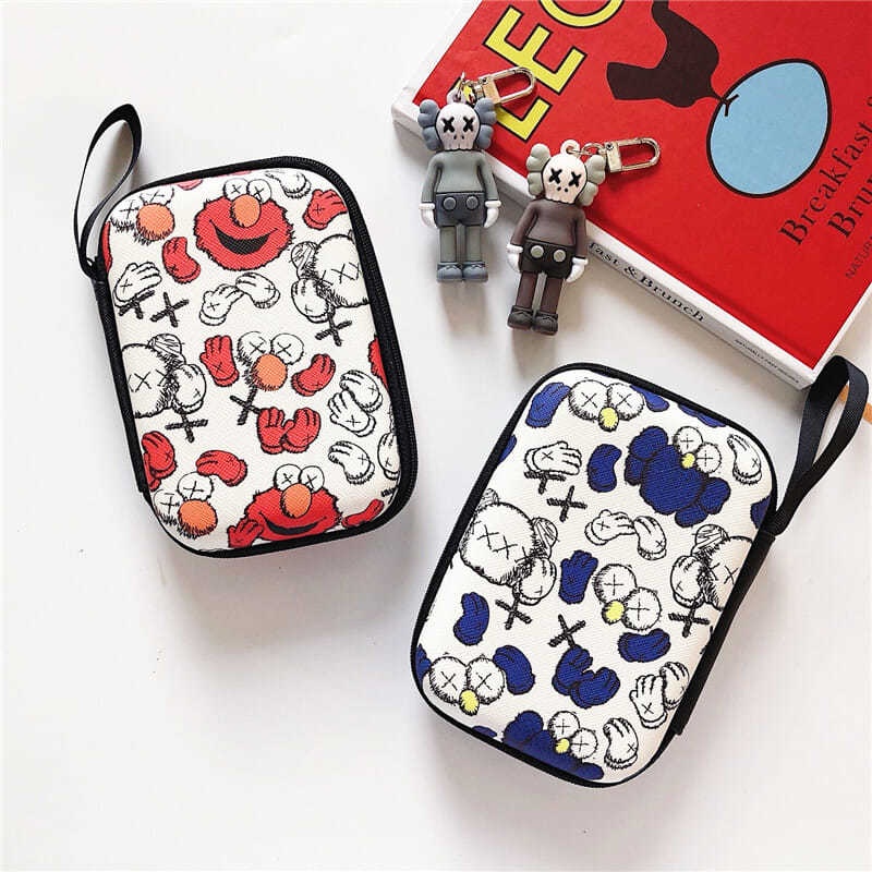 Hộp Đựng Tai Nghe / Dây Cáp USB / Chìa Khóa Họa Tiết Hoạt Hình Snoopy Cậu Bé Bút Chìa Khóa Nhỏ Gọn Hộp lưu trữ số cầm tay14*10cmGói cầm tay