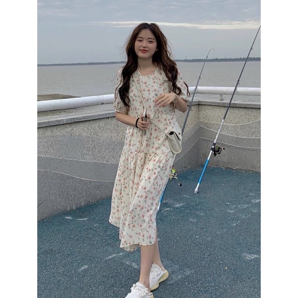 VÁY BABYDOLL HOA NHÍ ULZZANG 2 LỚP🌼