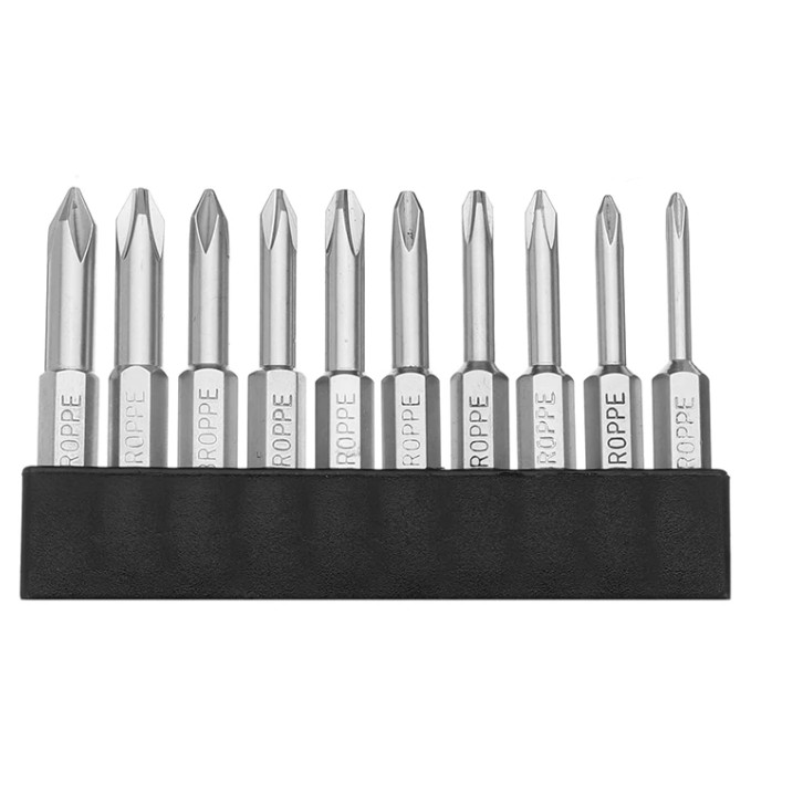 Bộ mũi tô vít 4 cạnh chuôi lục giác cho khoan bắn vít dài 50 đến 150mm có nam châm- Hàng hãng Broppe siêu tốt
