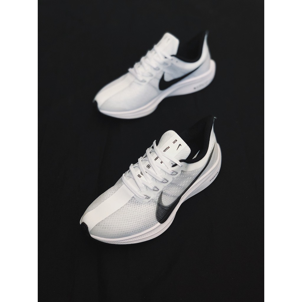 Giày nam nữ Pegasus 35 Turbo siêu nhẹ bền êm thể thao (trắng)