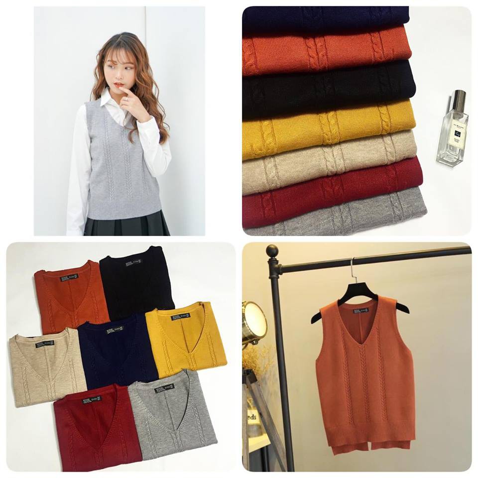 [Mã 252FASHIONSALE giảm 12% đơn 99K] ÁO gile len
