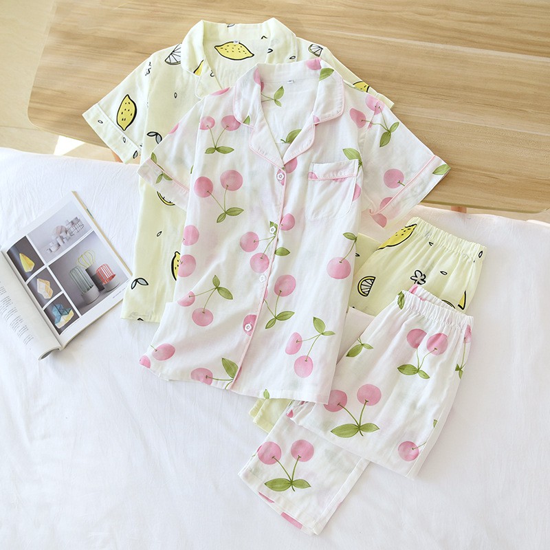 Kimono Vải Xô Nhật 🌵 Yukata Đồ Bộ Tay Ngắn Thoáng Mát 🌵IVY240