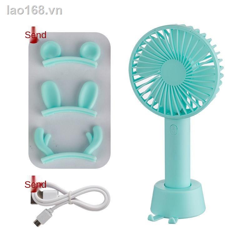 recommended by the store manager▥Mini net celebrity USB ultra-quiet small fan can be charged and portable Long-lasting battery life of the student dormitory fan