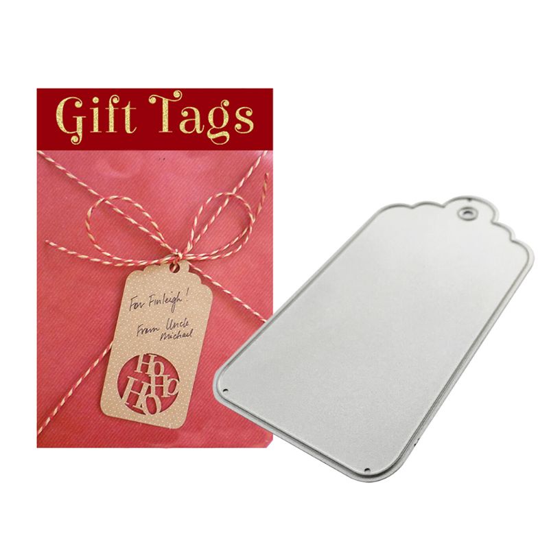 Khuôn cắt giấy làm từ kim loại hình thẻ trang trí Scrapbook