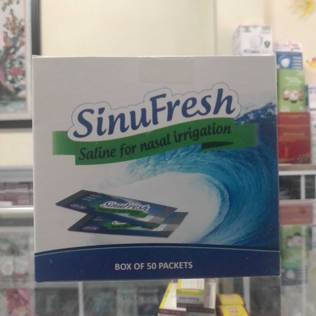 Muối rửa mũi xoang Sinufresh Cát Linh - Giảm ngạt mũi. Hỗ trợ viêm mũi, viêm xoang, khô mũi, chảy nước mũi