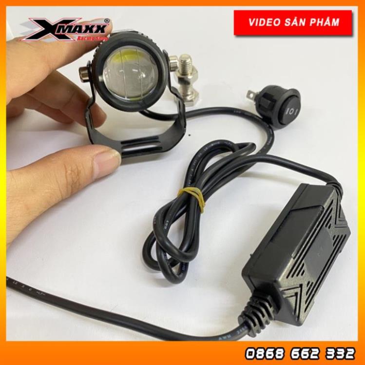 FreeShip-Hàng loại 1 Đèn Led trợ sáng mini 2 nhiệt màu siêu sáng.Tặng công tắc có bảo hành