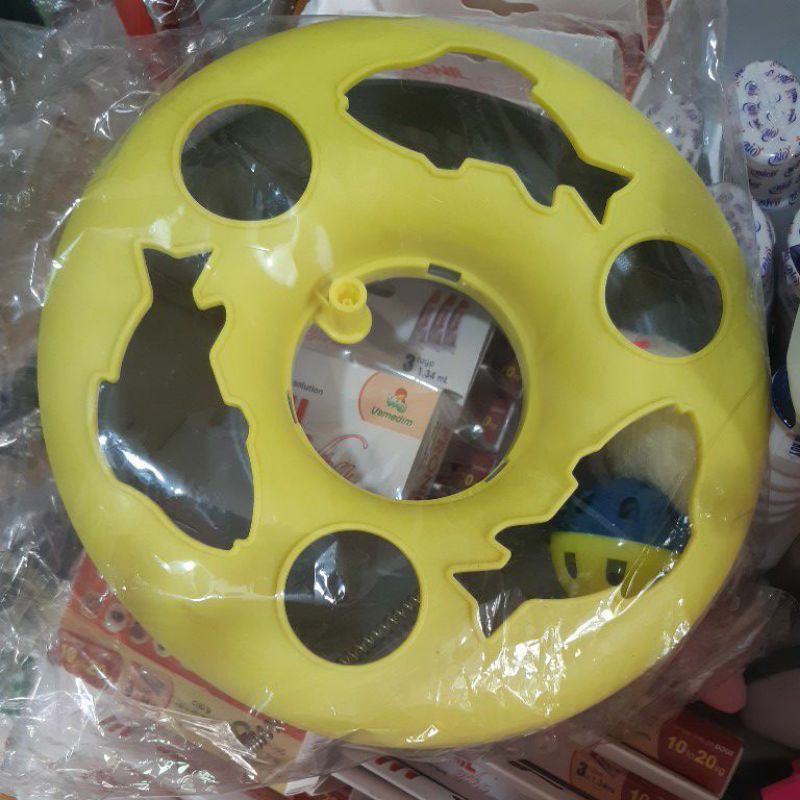 Đồ chơi nhựa hình chuột có bóng xúc xắc