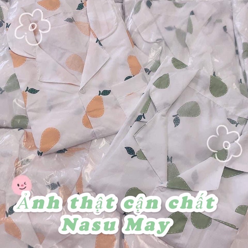 BỘ NGỦ NỮ CAXA 🦋 SET PIJAMA MẶC NHÀ 2 MÀU XANH CAM🦋