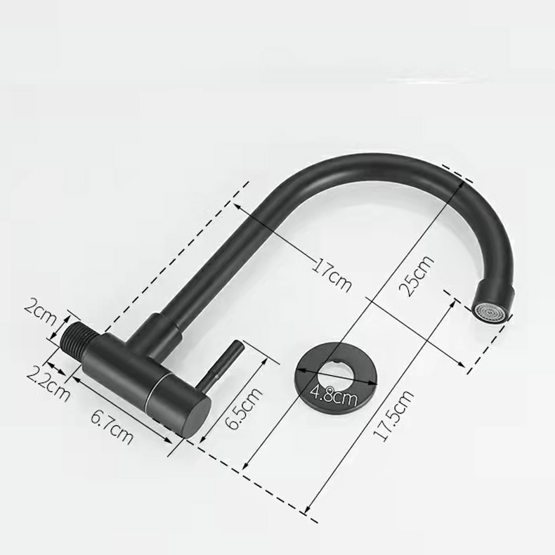 Vòi Nước Nhà Bếp BAOKEMO bkm1088 Xoay Được Bằng Thép Không Gỉ