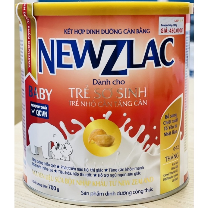 Sữa Newzlac Baby và Newzlac Thấp Còi 700gram 12/2025 Hàng chính hãng 100%