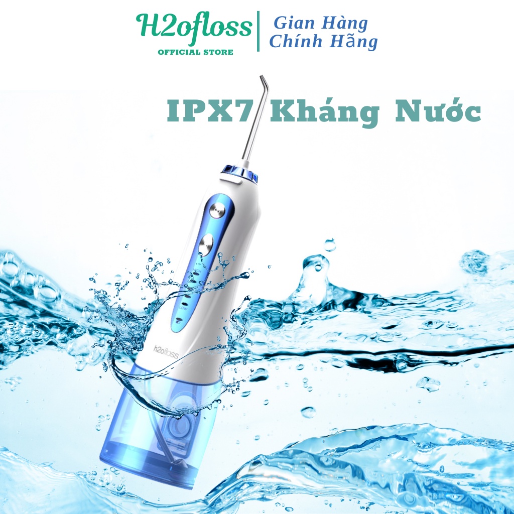 Máy Tăm Nước, Tăm Nước H2ofloss HF- 9P Chống Thấm Nước, Chính Hãng Phiên Bản 2022