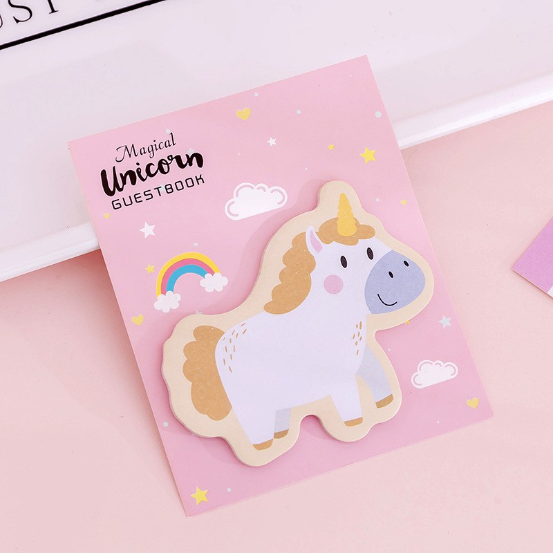 [Có chọn mẫu] Giấy note ghi chú Kỳ lân Unicorn