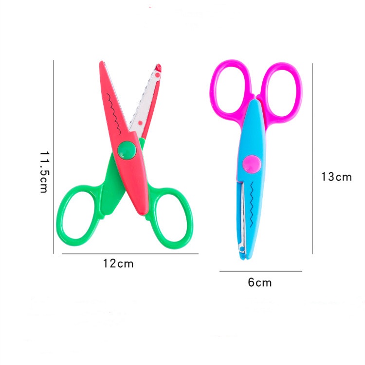 Kéo Nhựa Cắt Giấy Nhiều Màu Cho Bé