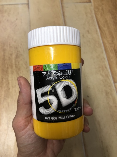 Màu vẽ Acrylic 3D/5D 300ml cho mọi chất liệu