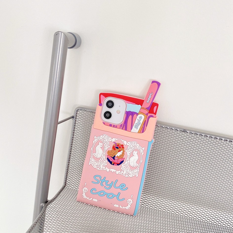 Ốp Điện Thoại Silicon Mềm Hình Cô Gái Cho Iphone 12 pro max 11 pro max xs max xr x 7 8 plus
