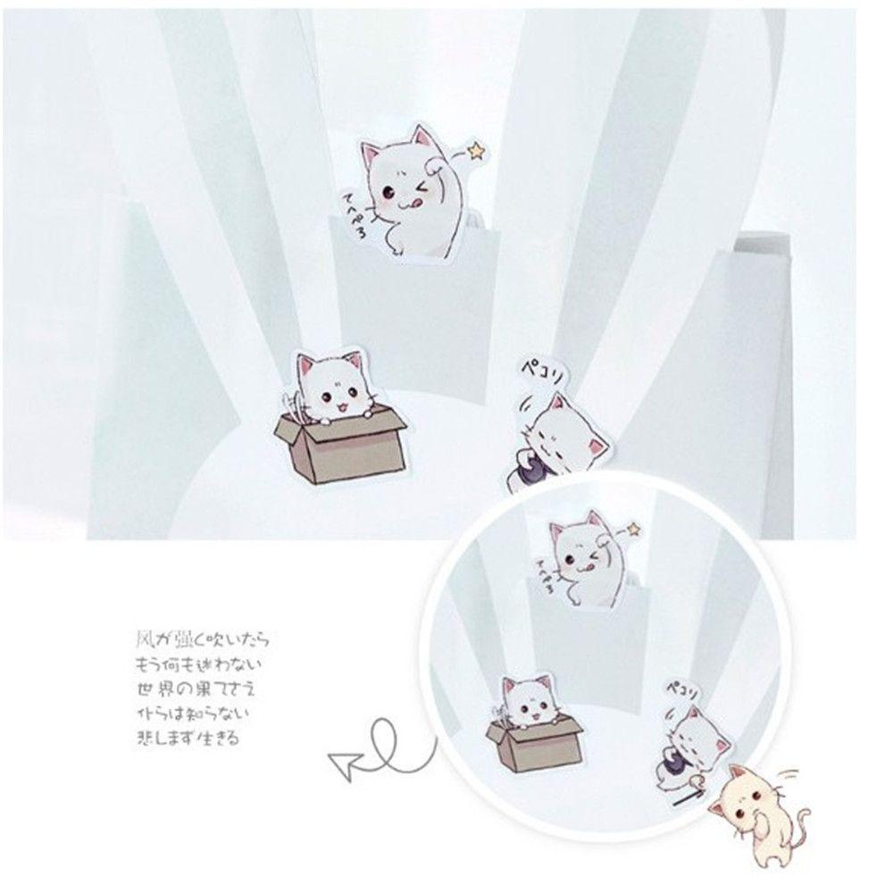 Miếng Dán Trang Trí Hình Mèo Dễ Thương DIY