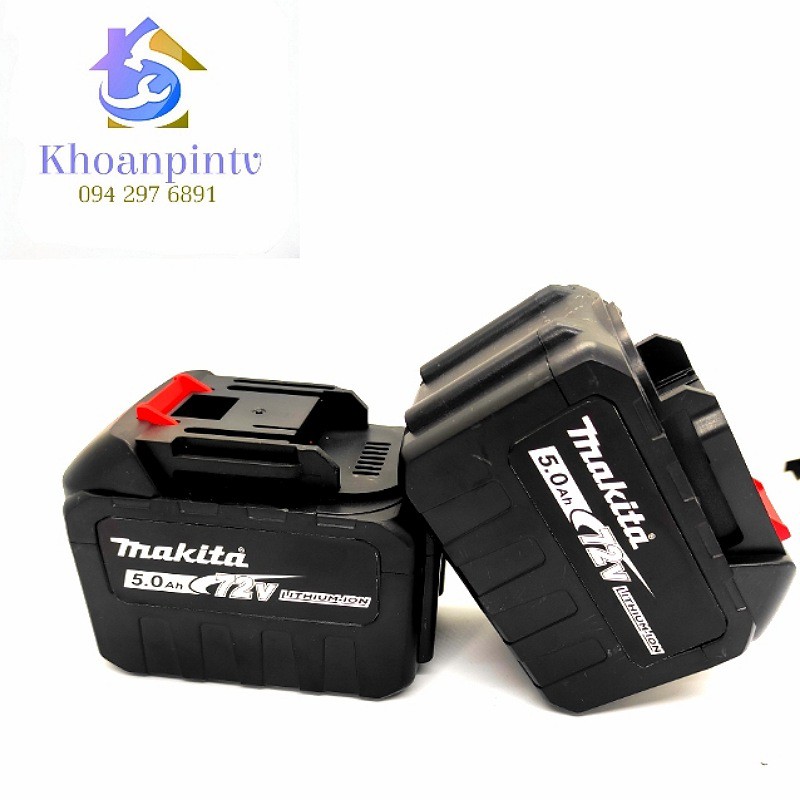 Combo 2 pin Makita 15 cell dùng chung máy khoan, vít, mài, pin 15 cell