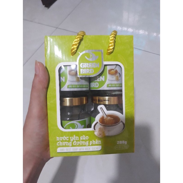 Yến cho trẻ em Babi Green Bird hương Vani