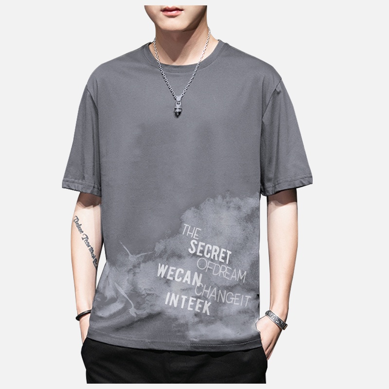 Áo thun nam UNIFUN mã TT56.0 Áo tay lỡ nam form rộng thể thao cộc tay đẹp hè thu dáng ngắn tay